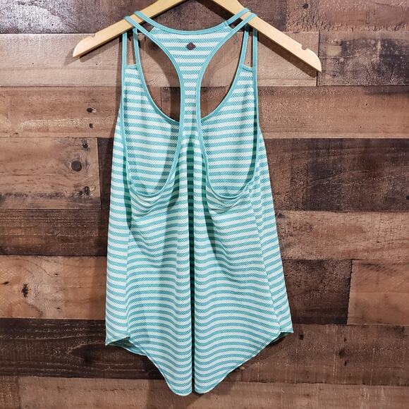 Calia by Carrie Underwood move striped racerback tank top woman's size medium - Picture 4 of 13